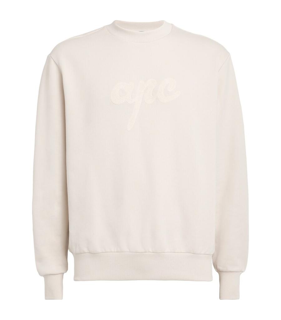 A.P.C. Cotton Logo Sweatshirt