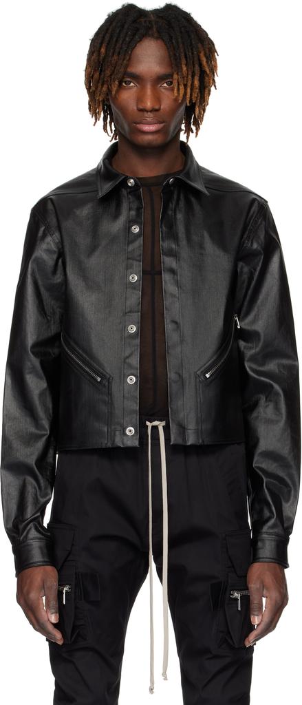 RICK OWENS Hollywood Alice デニムジャケット Black Hollywood Tour Alice Denim Jacket – On Sale Now with