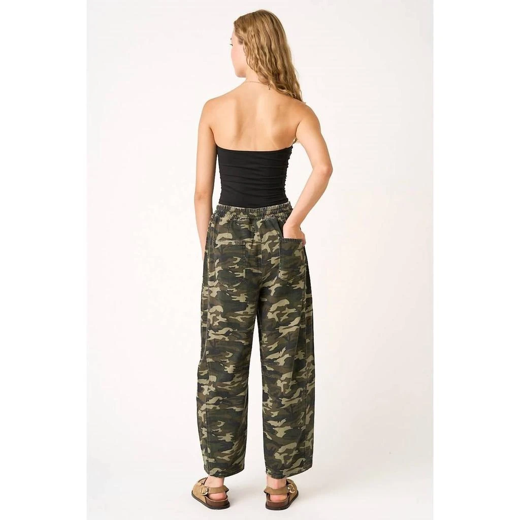 mittoshop Mittoshop - Randi Camo Elastic Waist Barrel Leg Pants 6