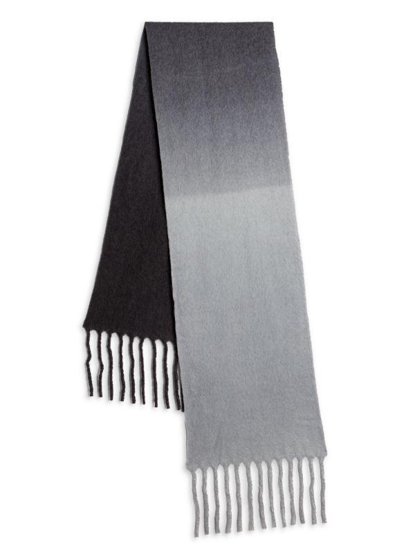 COS PRINTED ALPACA-BLEND SCARF アルパカブレンド PRINTED ALPACA BLEND SCARF - Gray | ZARA United States