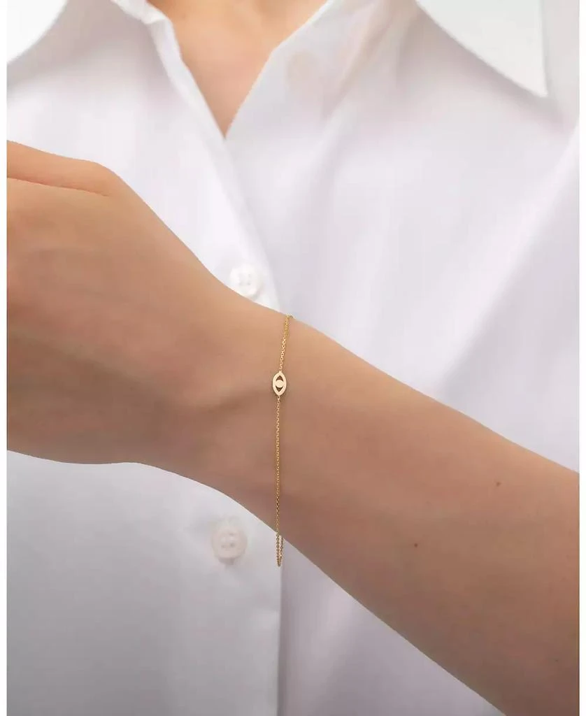 Zoe Lev 14k Gold Mini Evil Eye Bracelet 2