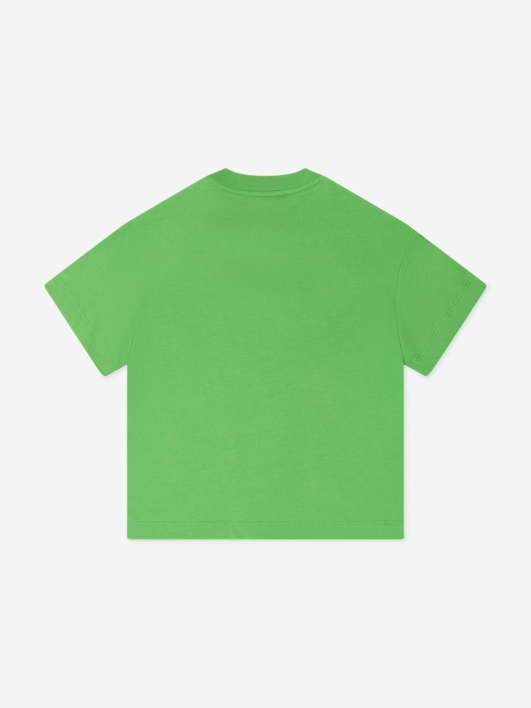 Fendi Kids Kids Logo T-Shirt in Green