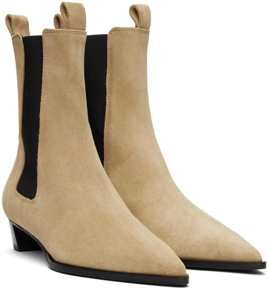 AEYDE Tan Kiki Chelsea Boots 4