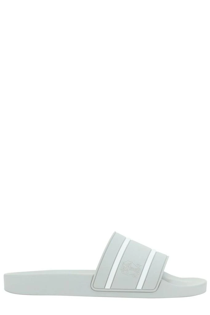 Brunello Cucinelli Brunello Cucinelli Striped Pattern Slip-On Slides 1