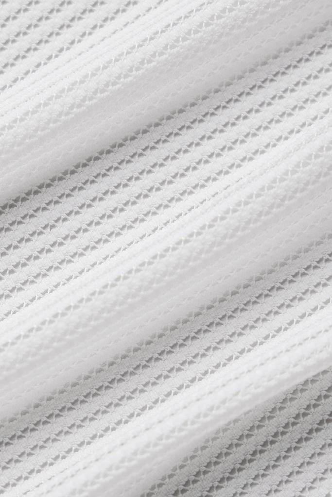 Alo Yoga Striped Mesh Tropical Nights Flare Pant - Ivory