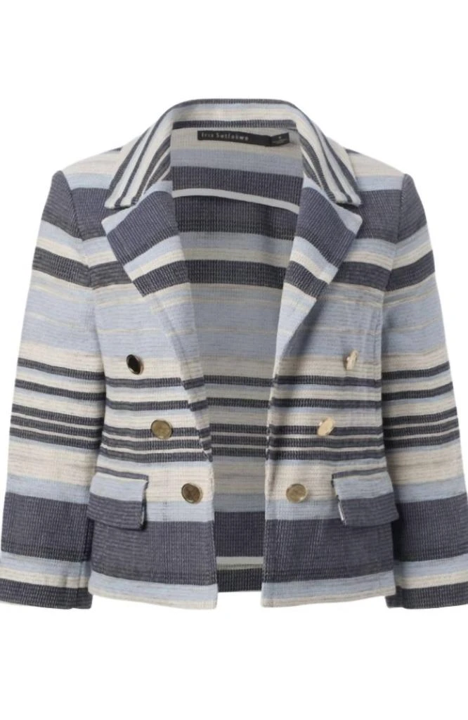 Iris Setlakwe Cropped Jacket In Multi 2