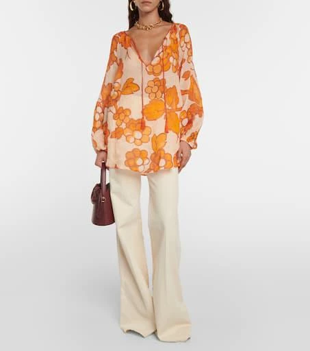 ETRO Printed ramie tunic 2