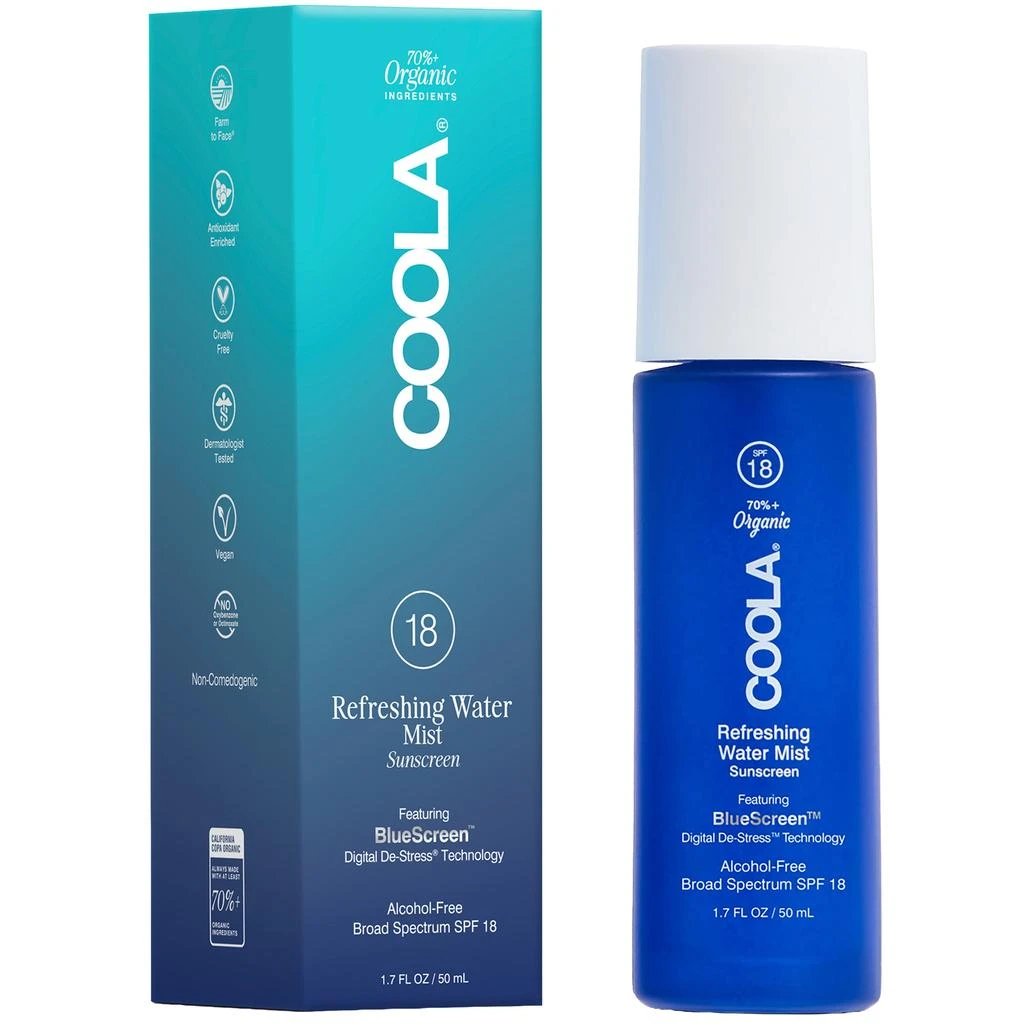 Coola COOLA Full Spectrum 360 Refreshing Water Organic Face Sunscreen Mist SPF 18 50ml