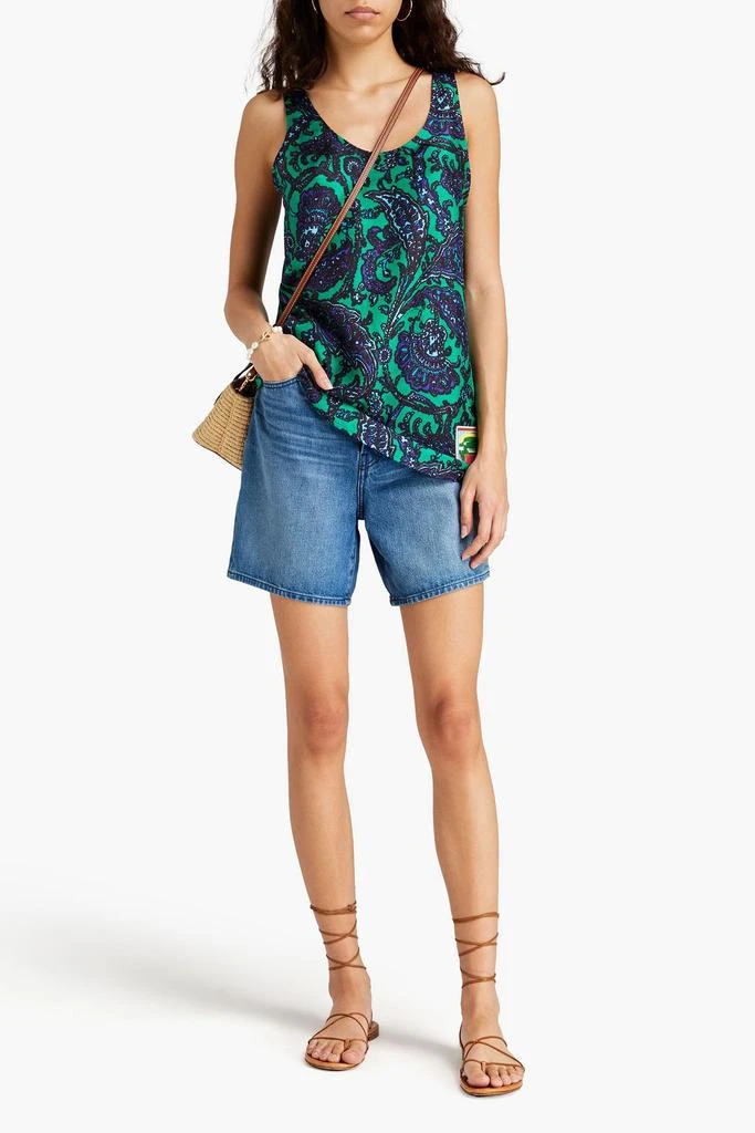 Zimmermann Printed silk-satin tank 2