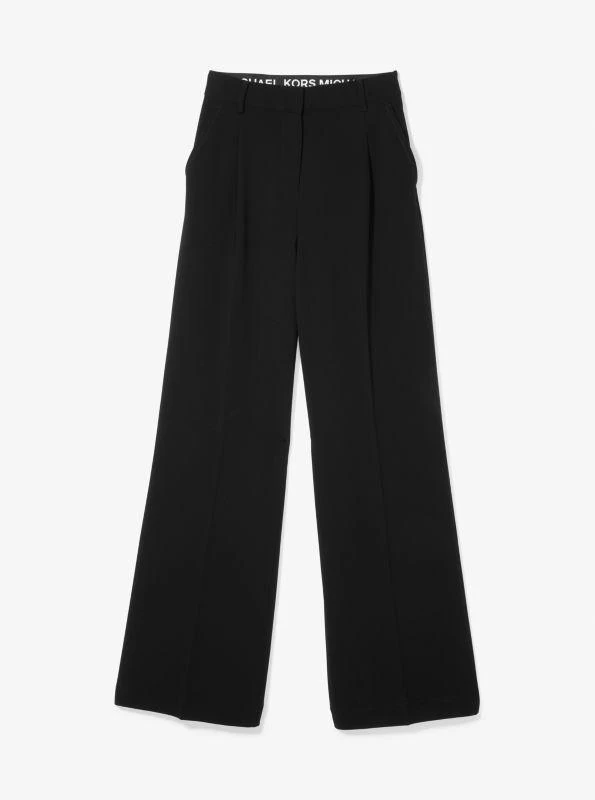 Michael Kors Crepe Wide-Leg Pants 3