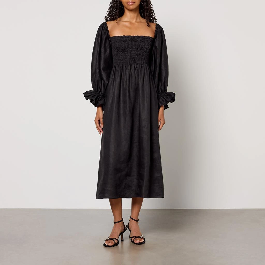 Sleeper Atlanta Linen Midi Dress 1
