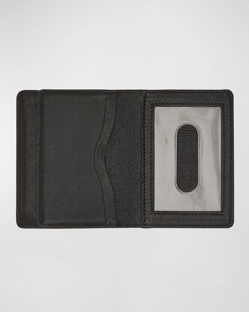 Il Bisonte Men's Oriuolo Leather Bifold Card Holder 2