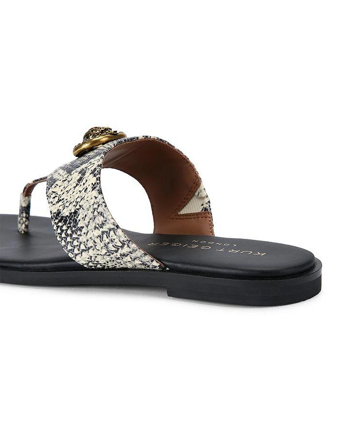 Kurt Geiger Women's Chelsea T Bar Thong Sandals 4