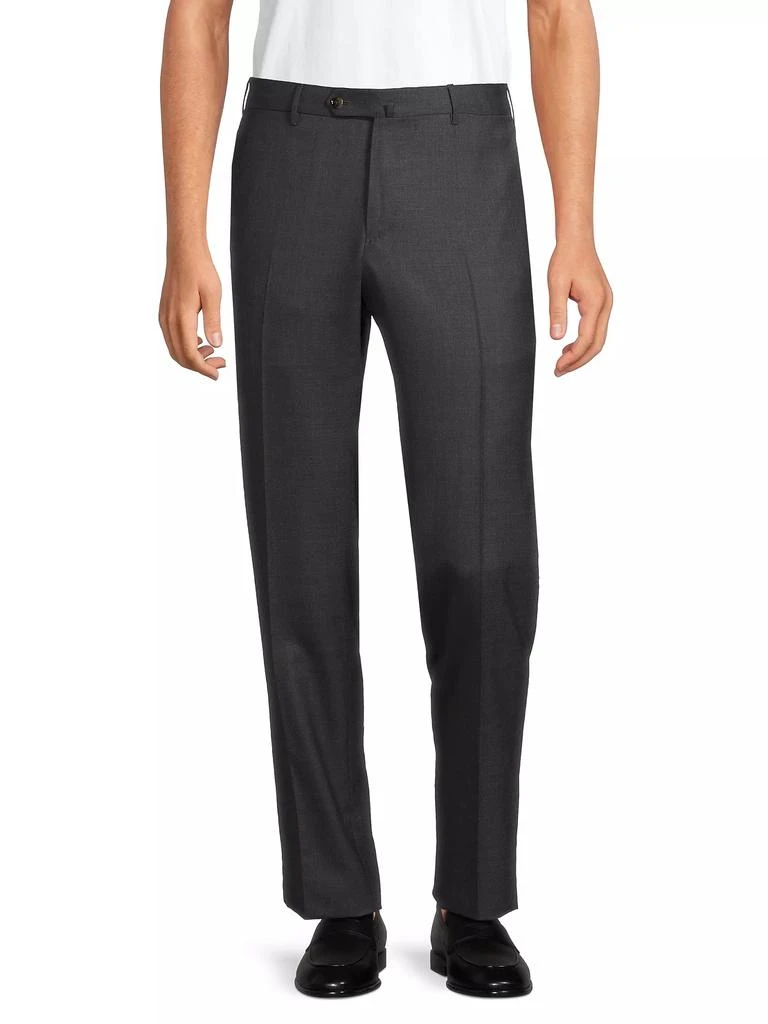 PT TORINO Deluxe Super 160s Serge Wool Trousers 3