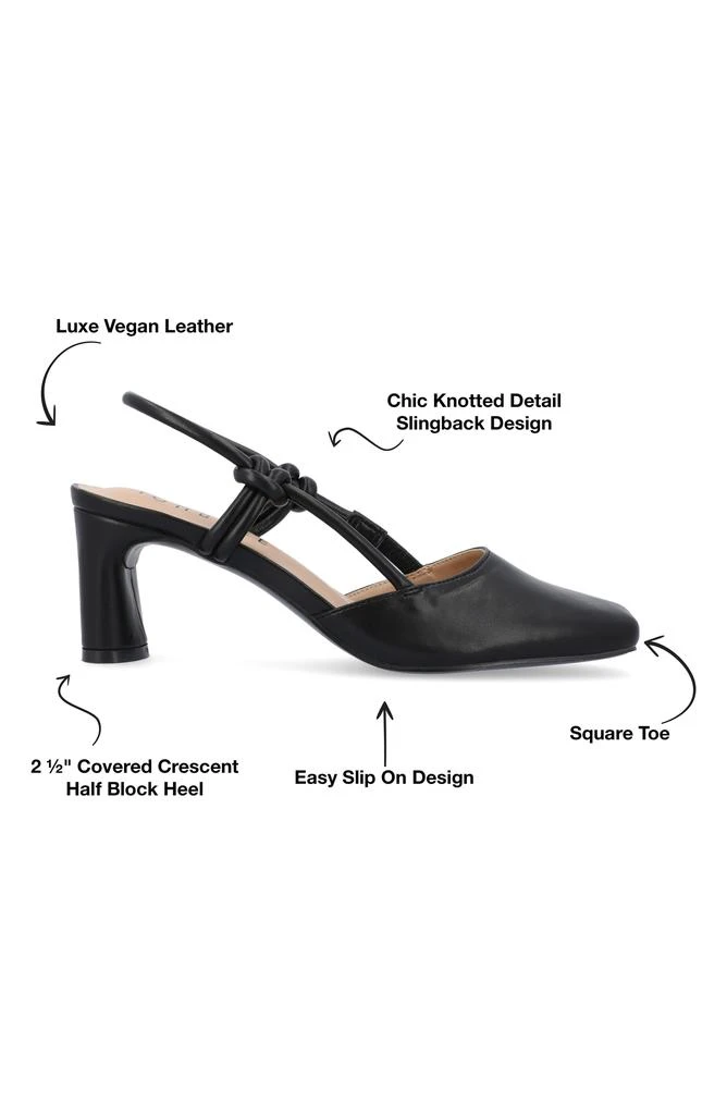 Journee Collection Margeene Slingback Pump 7