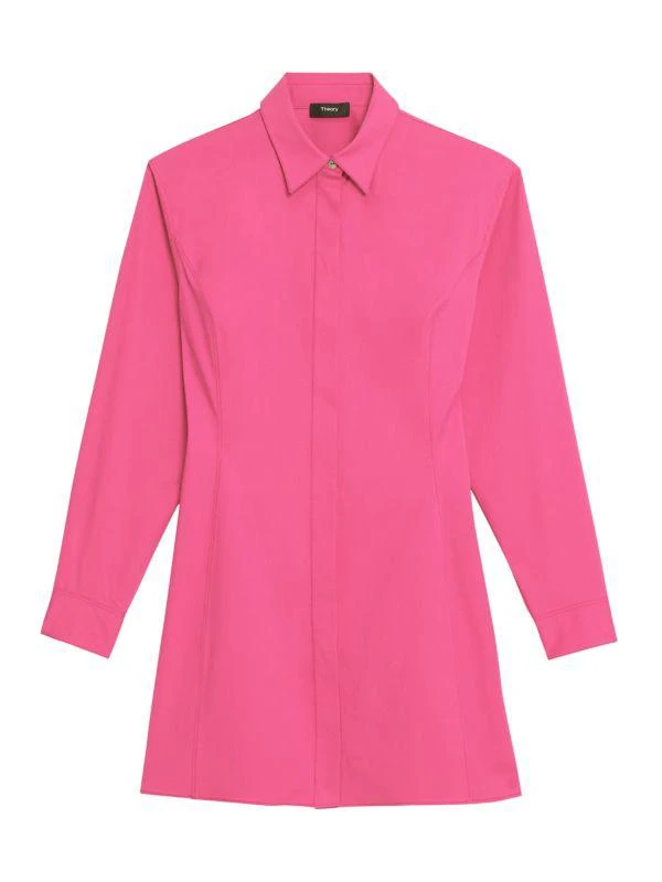 Theory Sculpted Mini A Line Shirtdress 4