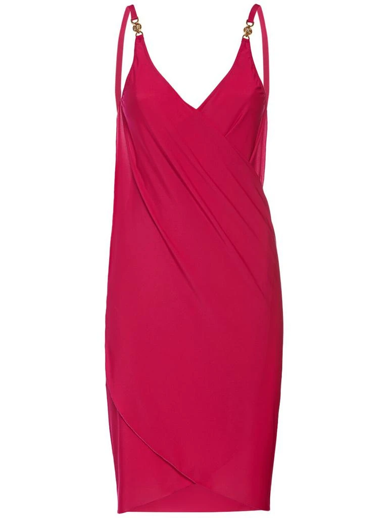 Versace Draped Jersey Mini Dress 1