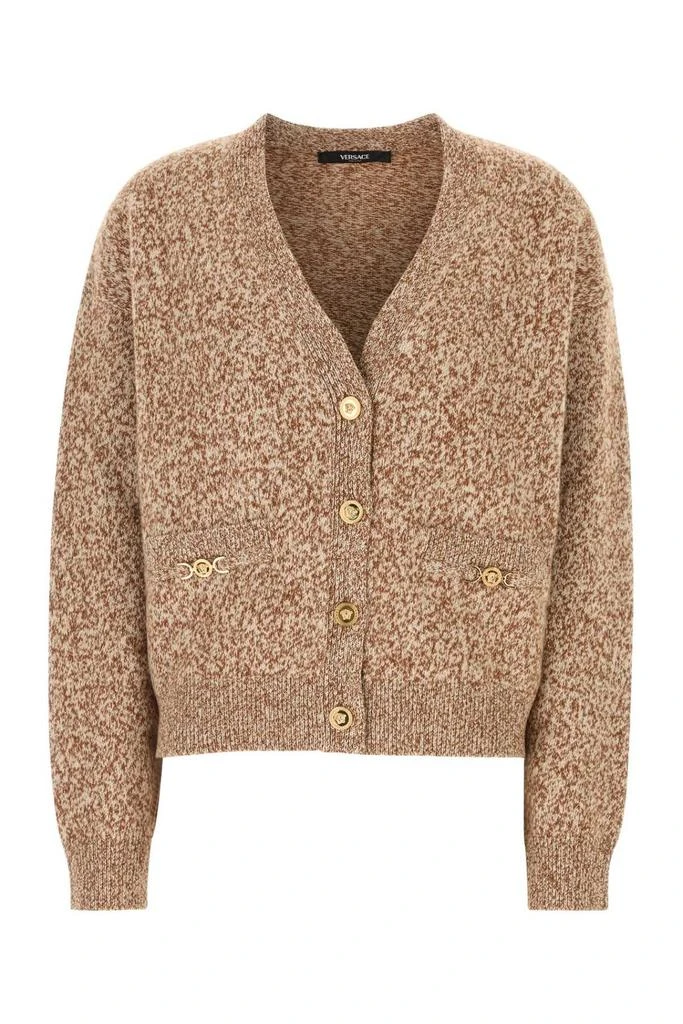 Versace Versace Two-Toned V-Neck Cardigan 1