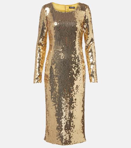 REBECCA VALLANCE Gloria floral-appliqué sequined minidress