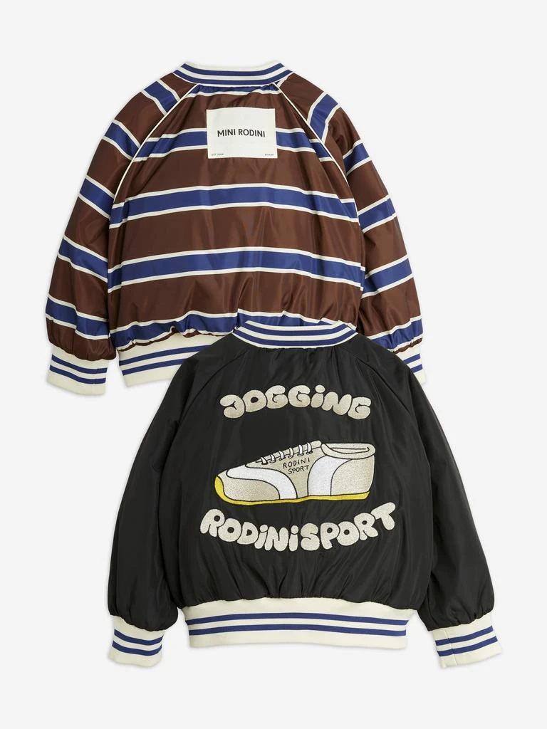 Mini Rodini Boys Reversible Baseball Jacket in Multicolour 2