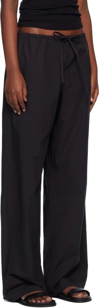 Matteau Black Drawcord Trousers 2