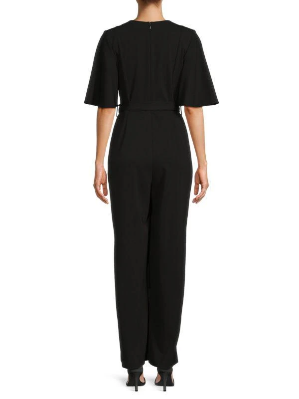 Calvin Klein V Neck Belted Jumpsuit 2