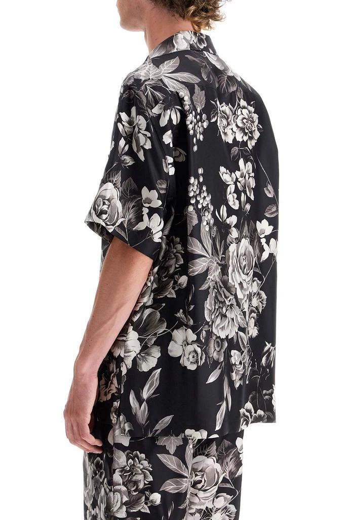 DOLCE & GABBANA hawaii silk shirt with floral print set 3