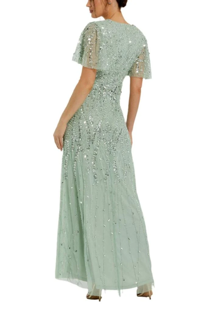 formal mcdougal dresses Mac Duggal - Black Floral Embellished Jersey Column Gown