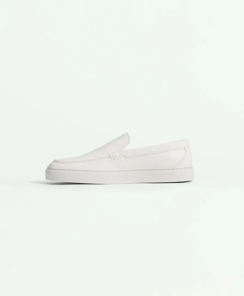 Brooks Brothers Hampton Leather Slip-On Sneakers 3