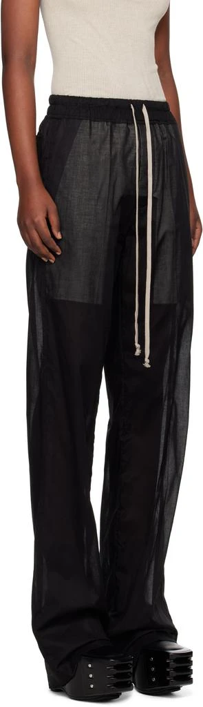 Rick Owens Black Hollywood Dietrich Drawstring Lounge Pants 2
