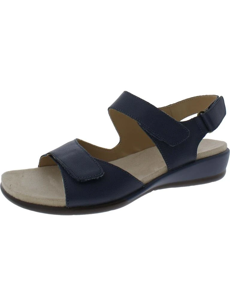 Easy Spirit Hartwell Womens Leather Wedge Sandals 9