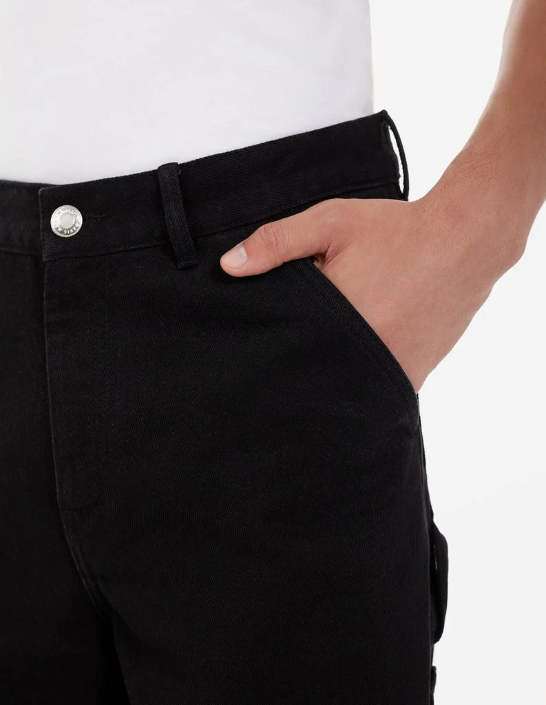 预计3周后发货 Maison Kitsune Pantalon Café Denim Worker - Noir 9
