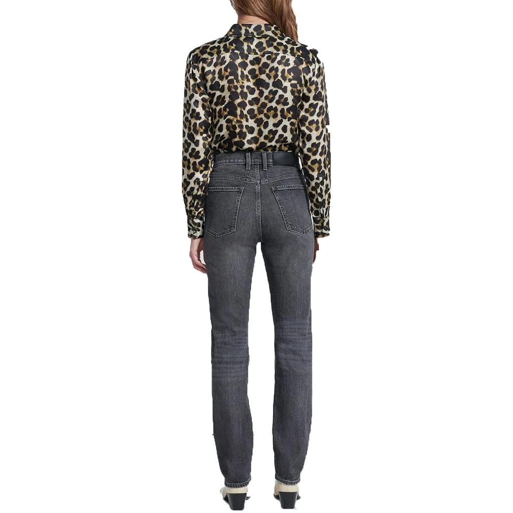 7 For All Mankind Womens Denim Cotton Slim Jeans 2