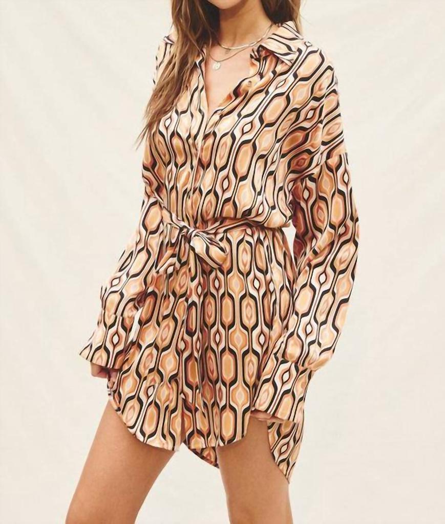 Dress Forum Tiger Eye Shirt Dress