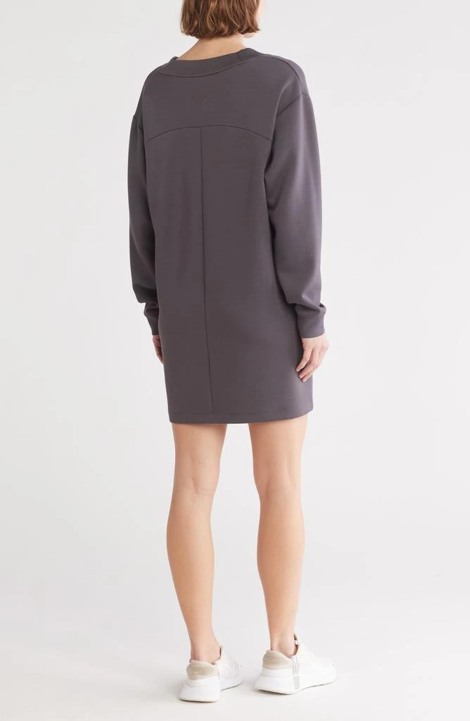 Zella Whisper Knit V-Neck T-Shirt Dress 2