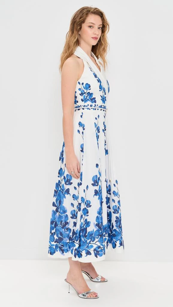 REBECCA VALLANCE Orchid Blues Midi Dress 3