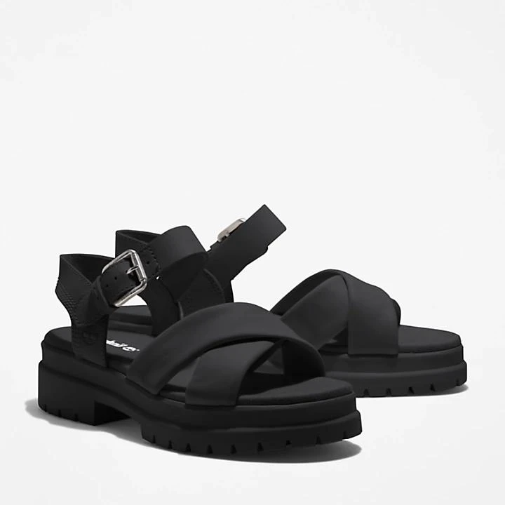 Timberland London Vibe Ankle-strap Sandal for Women in Black 4