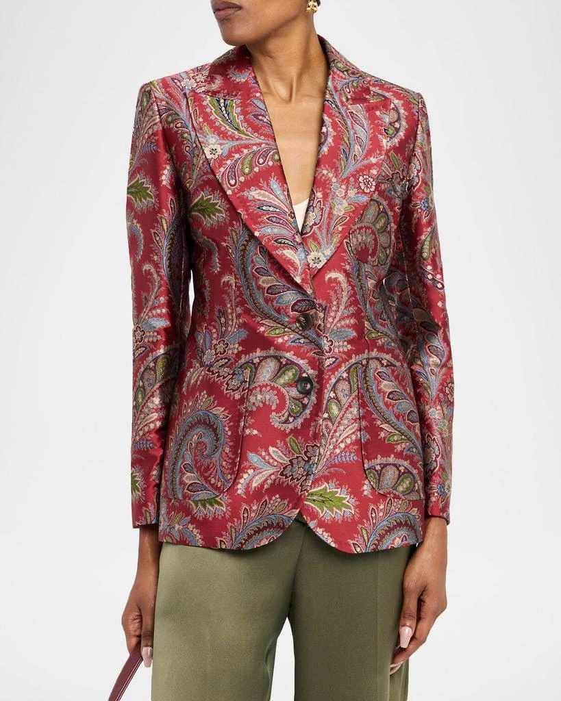 ETRO Floral Brocade Single-Breasted Jacket 4
