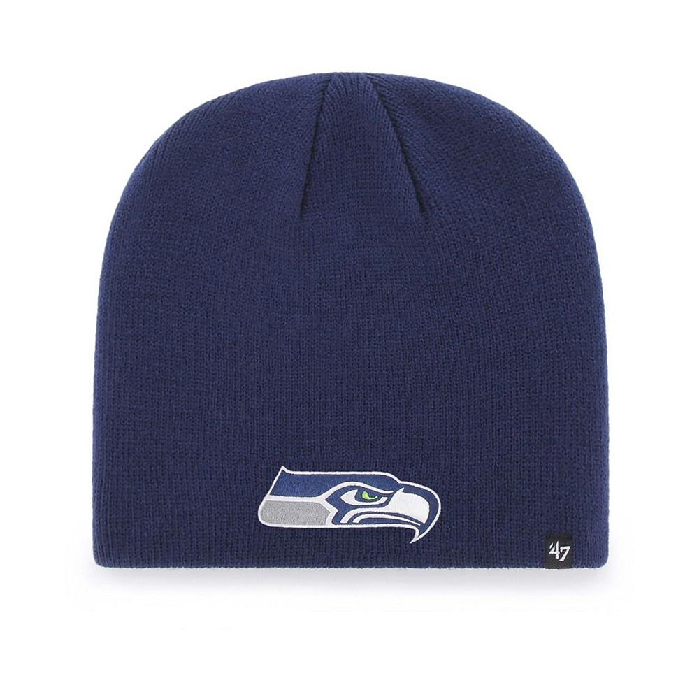 '47 Brand Men's Navy Seattle Seahawks Primary Logo Knit Beanie