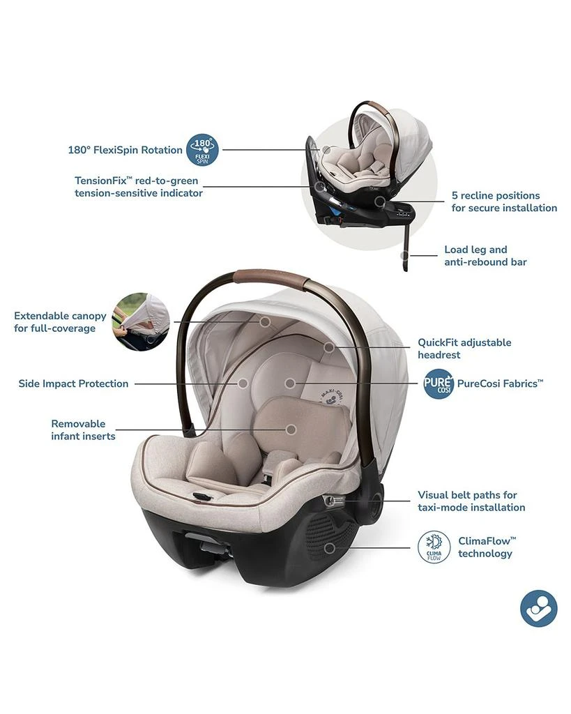 Maxi-Cosi Peri™ 180 Rotating Infant Car Seat 3