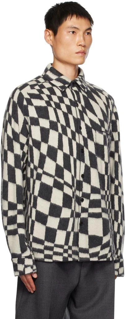 Zegna Gray Pattern Shirt 2
