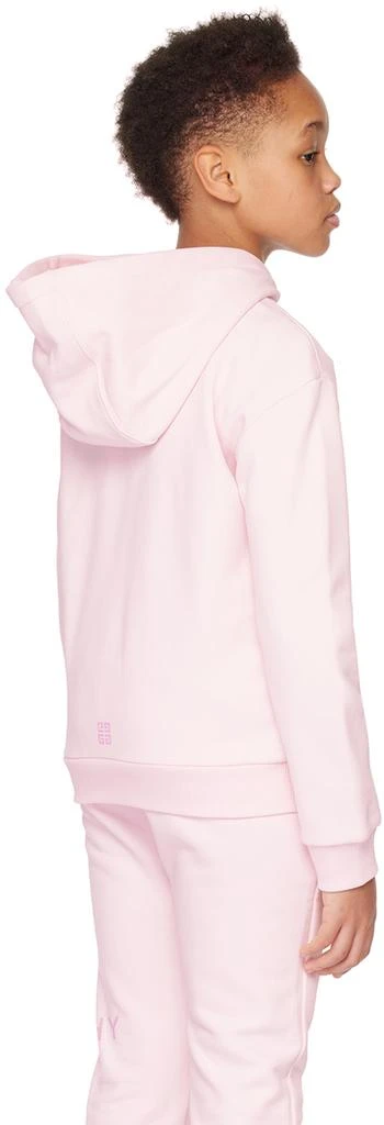 Givenchy Kids Pink Zip Hoodie 3
