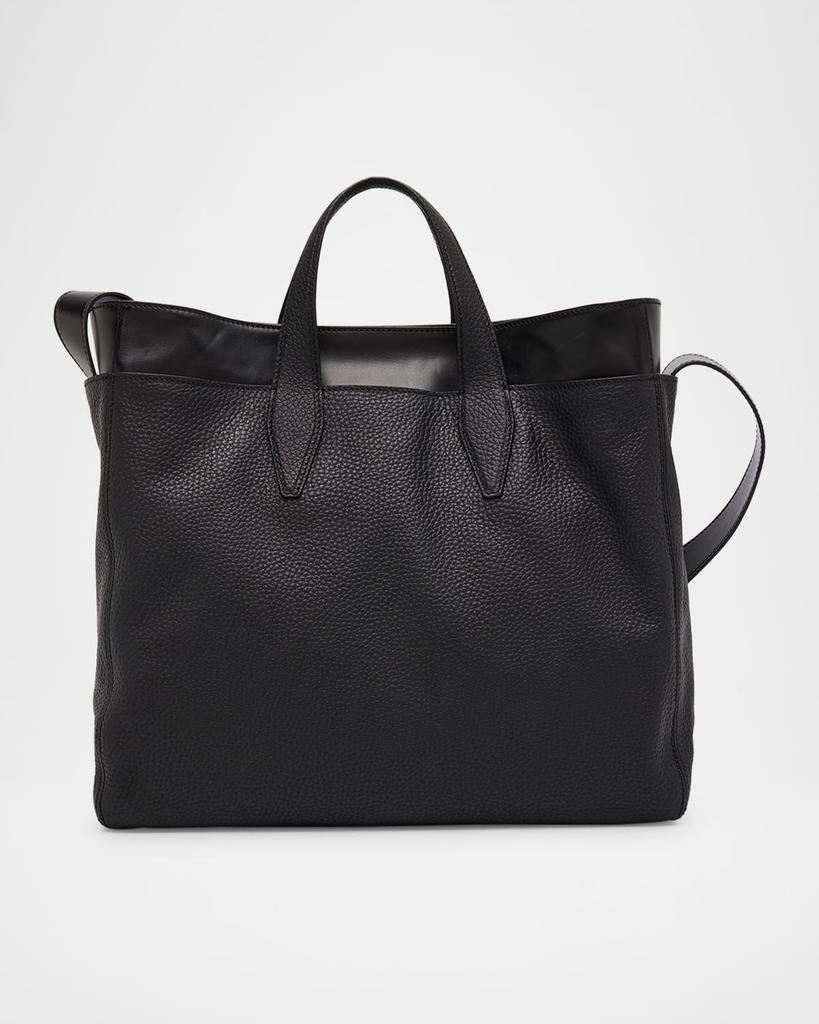 Dries Van Noten Muff Woven Leather Tote Bag - Tote Bags