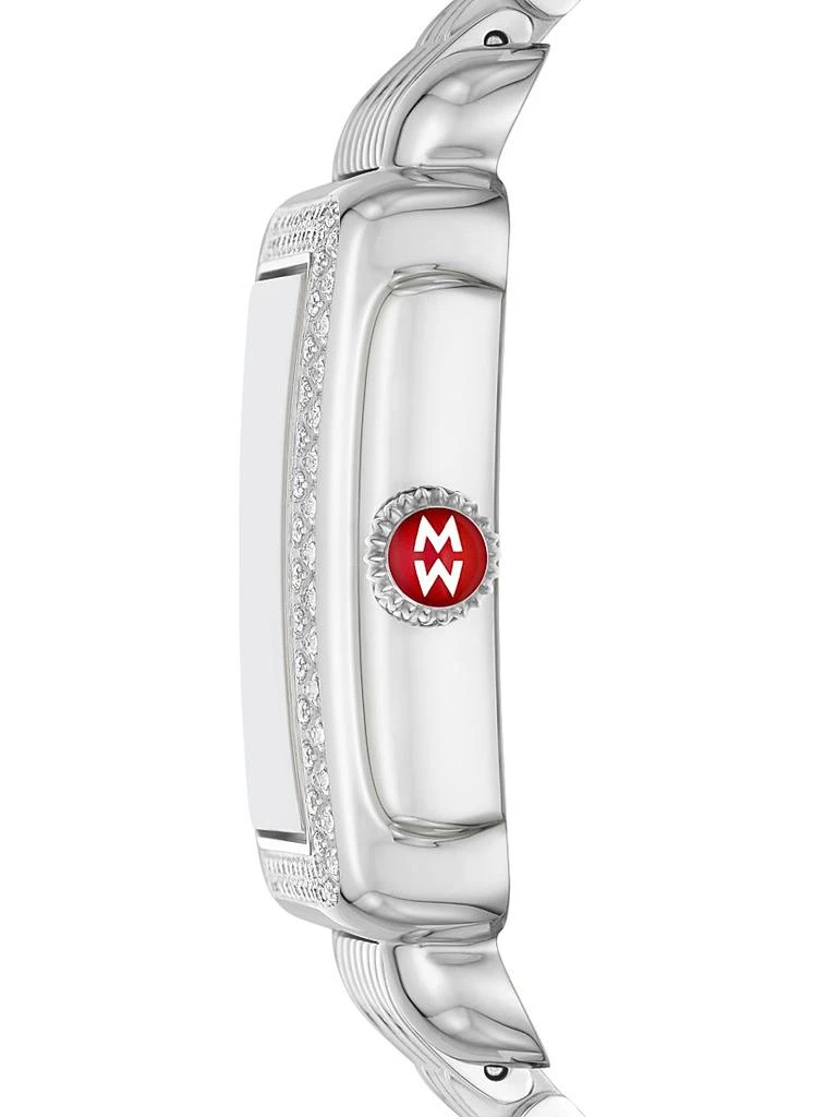 Michele Deco Mid Stainless Steel & 0.57 TCW Diamond Bracelet Watch 3