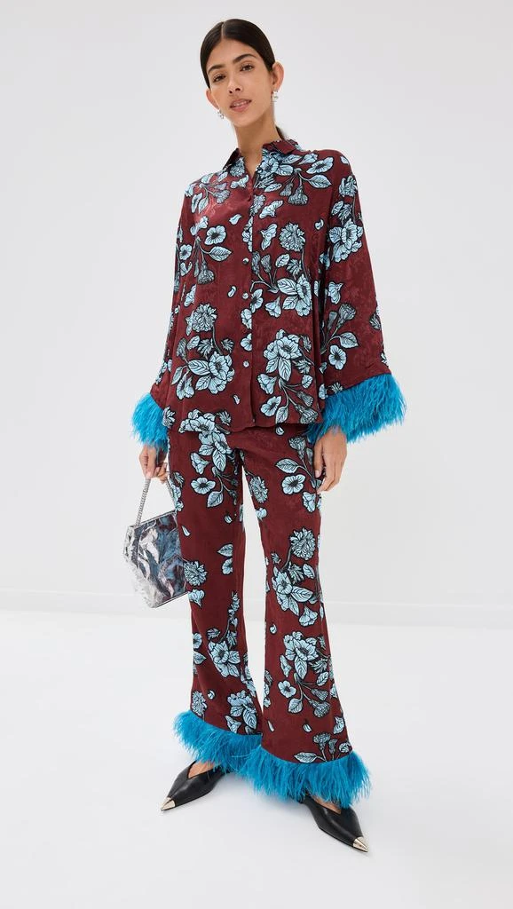Borgo de Nor Nesse Top With Feathers 4