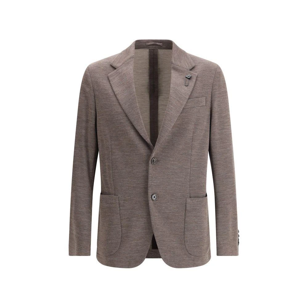 LARDINI Fleece Wool Men
s Blazer