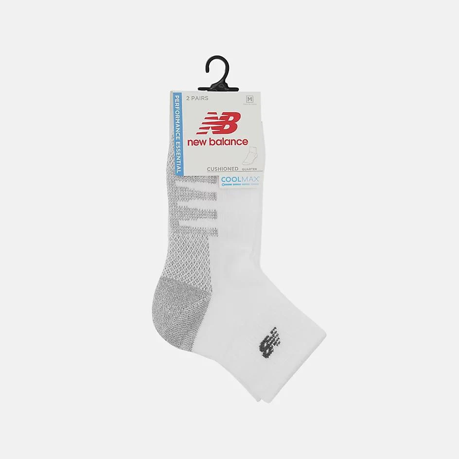 New Balance Coolmax Quarter Socks 2 Pack