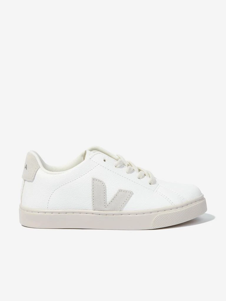 Veja Veja Kids Esplar Laces Trainers in White 1