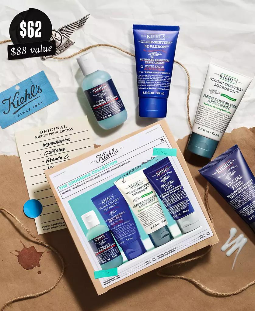 Kiehl's 4-Pc. The Grooming Regimen Set