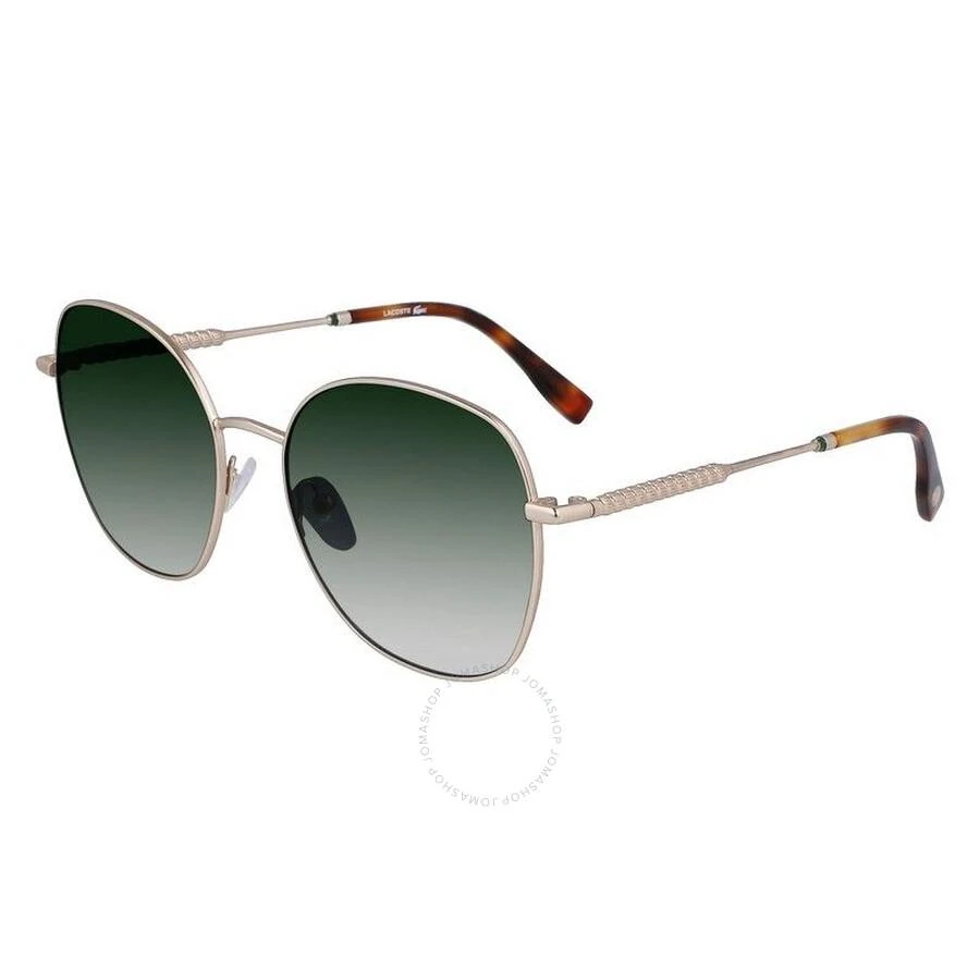 Lacoste Green Gradient Oval Ladies Sunglasses L257S 710 56 1